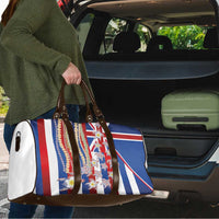 Hawaiian Polynesian Tribal Turtles Travel Bag with Lei and Flag Style LT03 - Polynesian Pride