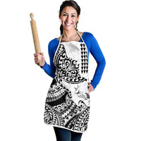 Hawaiian Tribal Manta Ray Apron Kakau Tattoo and Polynesian Art Motif Pattern LT03 - Polynesian Pride