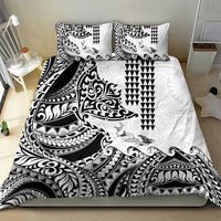 Hawaiian Tribal Manta Ray Bedding Set Kakau Tattoo and Polynesian Art Motif Pattern LT03 - Polynesian Pride
