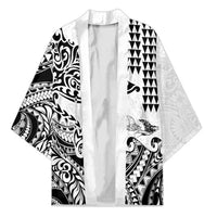 Hawaiian Tribal Manta Ray Kimono Kakau Tattoo and Polynesian Art Motif Pattern LT03 Unisex Multicolor - Polynesian Pride