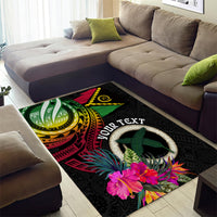 Vanuatu 44th Anniversary Area Rug Boars Tusk Tugeta Yumi Selebretem Indipendens Dei