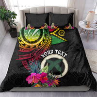 Vanuatu 44th Anniversary Bedding Set Boars Tusk Tugeta Yumi Selebretem Indipendens Dei