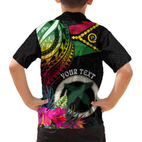 Personalised Vanuatu 44th Anniversary Hawaiian Shirt Boars Tusk Tugeta Yumi Selebretem Indipendens Dei LT03 - Polynesian Pride