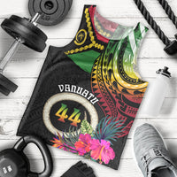 Personalised Vanuatu 44th Anniversary Men Tank Top Boars Tusk Tugeta Yumi Selebretem Indipendens Dei LT03 - Polynesian Pride
