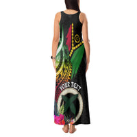 Personalised Vanuatu 44th Anniversary Tank Maxi Dress Boars Tusk Tugeta Yumi Selebretem Indipendens Dei LT03 - Polynesian Pride