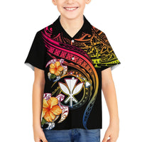 Polynesia Hawaii Turtle Day Hawaiian Shirt Hibiscus and Kanaka Maoli LT03 - Polynesian Pride