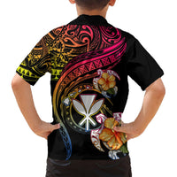 Polynesia Hawaii Turtle Day Hawaiian Shirt Hibiscus and Kanaka Maoli LT03 - Polynesian Pride