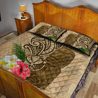 Hawaii Kanaloa Tiki Quilt Bed Set Polynesian Tattoo and Tapa Pattern LT03 - Polynesian Pride