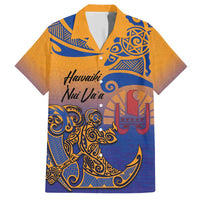 Hawaiki Nui Va'a Solo French Polynesia Hawaiian Shirt Sunset Color LT03 Yellow - Polynesian Pride
