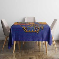 Hawaiki Nui Va'a Solo French Polynesia Tablecloth Sunset Color LT03 - Polynesian Pride