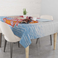 Hawaiki Nui Va'a Solo French Polynesia Tablecloth Red Color LT03 - Polynesian Pride