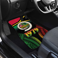 Vanuatu Constitution Day Car Mats Polynesian Tattoo and Pig Tusk Since 1979 LT03 - Polynesian Pride