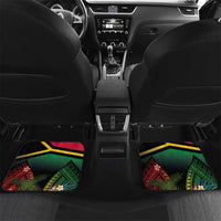 Vanuatu Constitution Day Car Mats Polynesian Tattoo and Pig Tusk Since 1979 LT03 Set 2pcs - Back Black - Polynesian Pride
