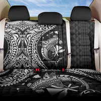 Aloha Hawaii Hammerhead Shark Back Car Seat Cover Black Kakau and Polynesian Tattoo LT03