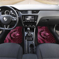 Aloha Hawaii Hammerhead Shark Car Mats Pink Kakau and Polynesian Tattoo LT03
