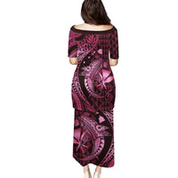 Aloha Hawaii Hammerhead Shark Puletasi Pink Kakau and Polynesian Tattoo LT03 - Polynesian Pride