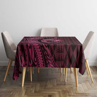 Aloha Hawaii Hammerhead Shark Tablecloth Pink Kakau and Polynesian Tattoo LT03 - Polynesian Pride