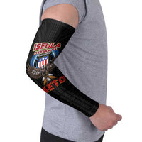 American Samoa Fautasi Arm Sleeves Pago Pago Aeto and Iseula o le Moana of Fagatogo Black Color - Polynesian Pride