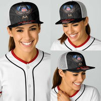 American Samoa Fautasi Baseball Net Cap Pago Pago Aeto and Iseula o le Moana of Fagatogo Black Color - Polynesian Pride
