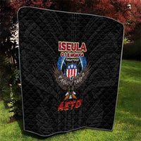 American Samoa Fautasi Quilt Pago Pago Aeto and Iseula o le Moana of Fagatogo Black Color - Polynesian Pride