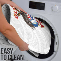 American Samoa Fautasi Bathroom Set Pago Pago Aeto and Iseula o le Moana of Fagatogo White Color - Polynesian Pride