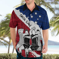 Samoa Rugby Hawaiian Shirt Siva Tau Dance Polynesian Tattoo Brush Style LT03 - Polynesian Pride