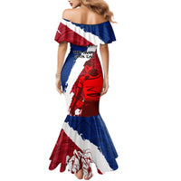 Samoa Rugby Mermaid Dress Siva Tau Dance Polynesian Tattoo Brush Style LT03 - Polynesian Pride