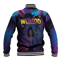 Aotearoa Arts Festival 2025 Baseball Jacket Maori Music Art Dance - Rhythmic Vibes LT03 - Polynesian Pride