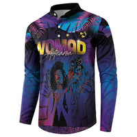 Aotearoa Arts Festival 2025 Button Sweatshirt Maori Music Art Dance - Rhythmic Vibes LT03 - Polynesian Pride