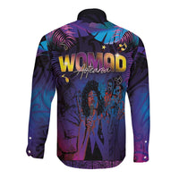 Aotearoa Arts Festival 2025 Long Sleeve Button Shirt Maori Music Art Dance - Rhythmic Vibes