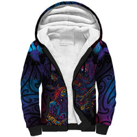 Aotearoa Arts Festival 2025 Sherpa Hoodie Maori Performing Art and Music - Rhythmic Vibes