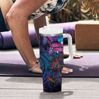 Aotearoa Arts Festival 2025 Tumbler With Handle Maori Performing Art and Music - Rhythmic Vibes