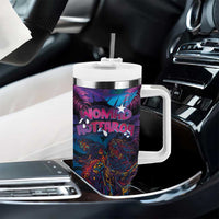 Aotearoa Arts Festival 2025 Tumbler With Handle Maori Performing Art and Music - Rhythmic Vibes