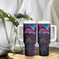 Aotearoa Arts Festival 2025 Tumbler With Handle Maori Performing Art and Music - Rhythmic Vibes