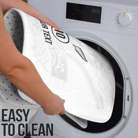 Custom New Zealand Football Bathroom Set The Whites-Sporty T90 Style - Polynesian Pride