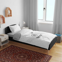 Custom New Zealand Football Bedding Set The Whites-Sporty T90 Style - Polynesian Pride