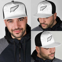 New Zealand Football Mesh Trucker Cap The Whites-Sporty T90 Style - Polynesian Pride