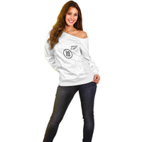 Custom New Zealand Football Off Shoulder Sweater The Whites-Sporty T90 Style - Polynesian Pride