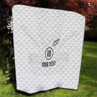 Custom New Zealand Football Quilt The Whites-Sporty T90 Style - Polynesian Pride