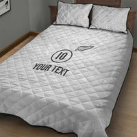 Custom New Zealand Football Quilt Bed Set The Whites-Sporty T90 Style - Polynesian Pride