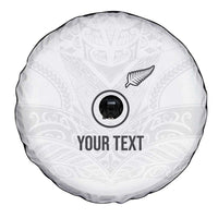 Custom New Zealand Football Spare Tire Cover The Whites-Sporty T90 Style - Polynesian Pride