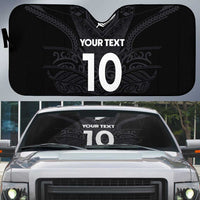 Custom Aotearoa Rugby Auto Sun Shade The Blacks-Sporty T90 Style - Polynesian Pride