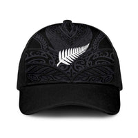 Aotearoa Rugby Baseball Net Cap The Blacks-Sporty T90 Style LT03 One Size Black Black - Polynesian Pride
