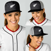 Aotearoa Rugby Baseball Net Cap The Blacks-Sporty T90 Style LT03 - Polynesian Pride