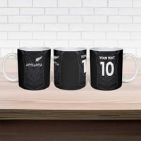 Custom Aotearoa Rugby Ceramic Mug The Blacks-Sporty T90 Style - Polynesian Pride