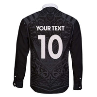 Custom Aotearoa Rugby Family Matching Mermaid Dress and Hawaiian Shirt The Blacks-Sporty T90 Style - Polynesian Pride