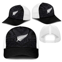 Aotearoa Rugby Mesh Trucker Cap The Blacks-Sporty T90 Style LT03 - Polynesian Pride