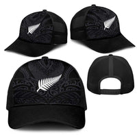 Aotearoa Rugby Mesh Trucker Cap The Blacks-Sporty T90 Style LT03 - Polynesian Pride