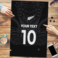 Custom Aotearoa Rugby Puzzle The Blacks-Sporty T90 Style - Polynesian Pride