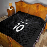 Custom Aotearoa Rugby Quilt The Blacks-Sporty T90 Style - Polynesian Pride